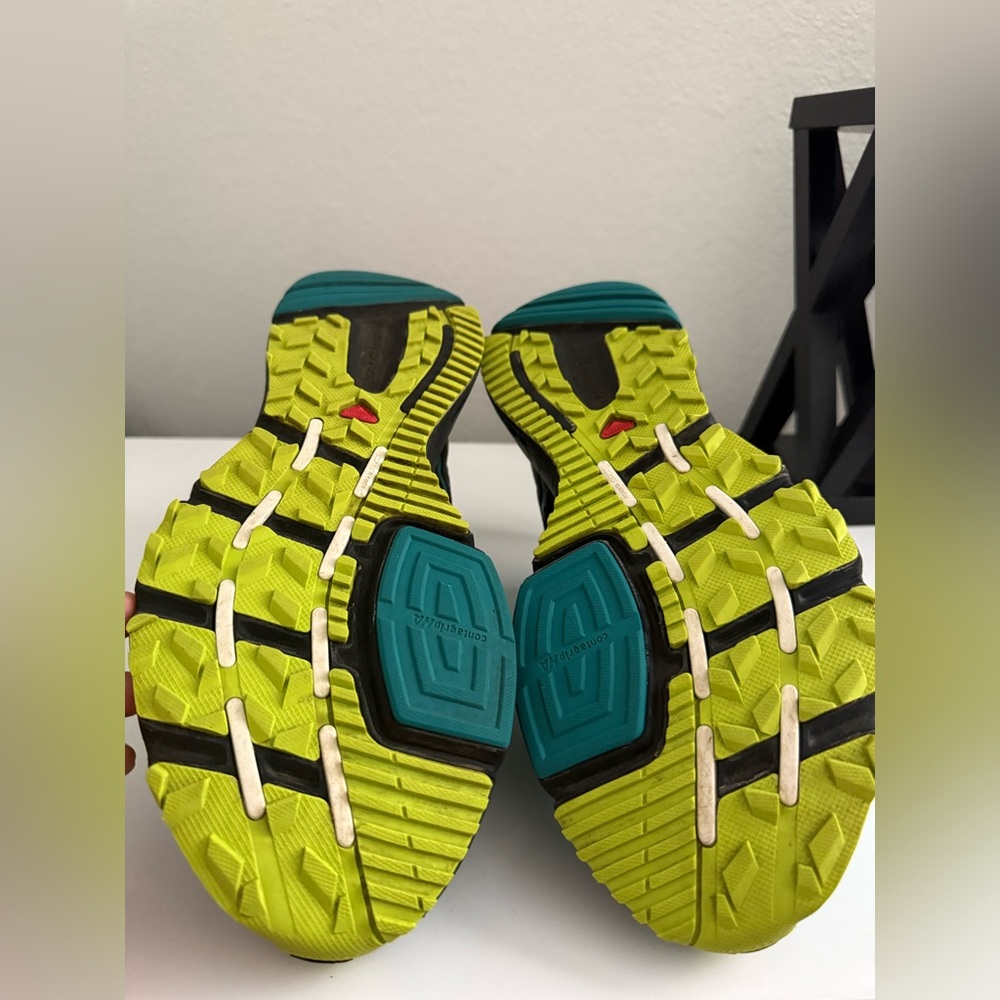 Salomon XR Mission CS Women's Teal and Black Running Shoes - Picture 7 of 8